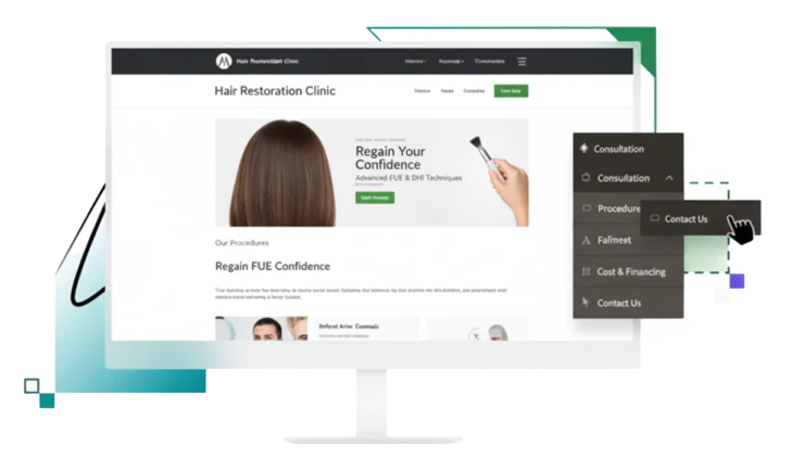 hair transplant - Better Website Experience