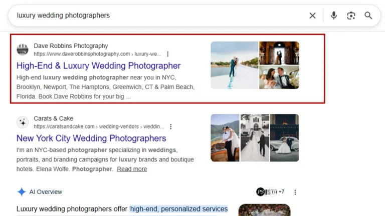 Luxury Wedding Photographers